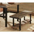 Modern Industrial Style Wood and Metal Accent Bench Q280-SRNB17539821