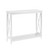 White Wood Console Sofa Table with Bottom Storage Shelf Q280-COWCT69725817