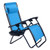 2 Pieces Folding Lounge Chair with Zero Gravity-Light Blue - Color: Light Blue D681-OP70528-2BL