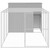 Dog House Light Grey Galvanized Steel 84.3 x 180.1 x 71.3 in A949-3189138  Dog House Light Grey Galvanized Steel 84.3 x 180.1 x 71.3 in A949-3189138