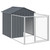 Dog House Anthracite Galvanized Steel 46.1 x 79.1 x 48.4 in A949-172351  Dog House Anthracite Galvanized Steel 46.1 x 79.1 x 48.4 in A949-172351