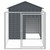Dog House Anthracite Galvanized Steel 46.1 x 79.1 x 48.4 in A949-172351  Dog House Anthracite Galvanized Steel 46.1 x 79.1 x 48.4 in A949-172351