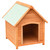 Dog House Brown and Green Solid Pine and Fir Wood Medium A949-170639  Dog House Brown and Green Solid Pine and Fir Wood Medium A949-170639