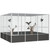  Bird Cage Anthracite 119.1"x127.8"x83.3" Galvanized Steel A949-171550