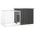  Chicken Cage Anthracite Galvanized steel 78.7 x 35.8 x 39.4 in A949-171544