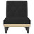 Chaise Longue Black Velvet (100% polyester), plywood A949-352863