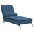 Massage Chaise Lounge Blue Fabric (100% polyester) Single A949-379449  Massage Chaise Lounge Blue Fabric (100% polyester) Single A949-379449