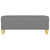 Bench Dark Grey Polyester Large Durable Rectangular A949-349376  Bench Dark Grey Polyester Large Durable Rectangular A949-349376