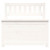  Bench White Solid Pine Wood Medium Bench Rectangular Rustic A949-823550