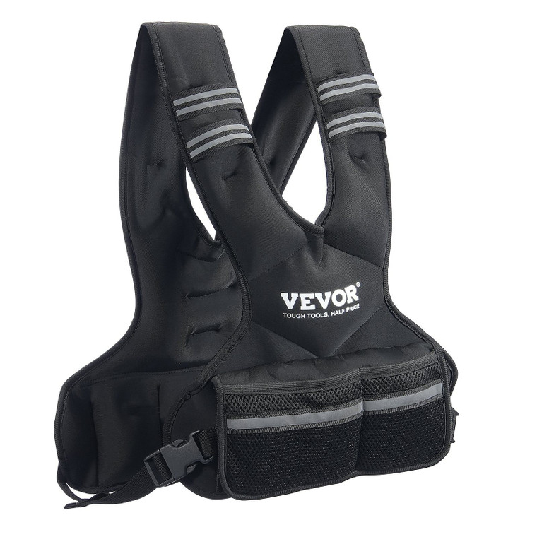  Adjustable Weighted Vest, 11-20lb Weight Vest with 6 Ironsand Weights and  Reflective Stripe, Body E415-KDJZLKXFMD20BSAUAV0