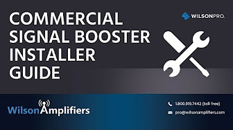 Commercial Signal Booster Installer Guide Wilson Amplifiers