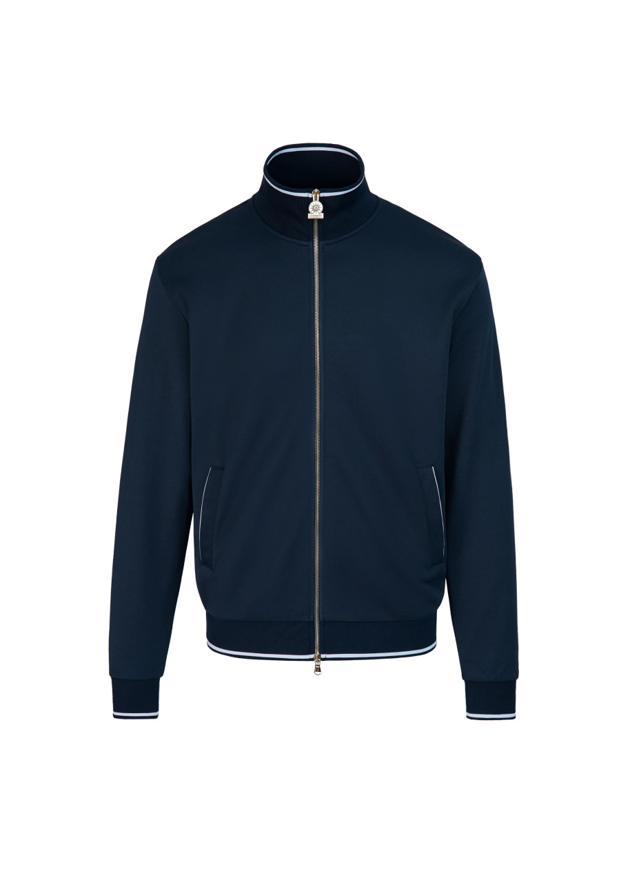 TRICOT TRACK JACKET-NAVY - Signature Menswear