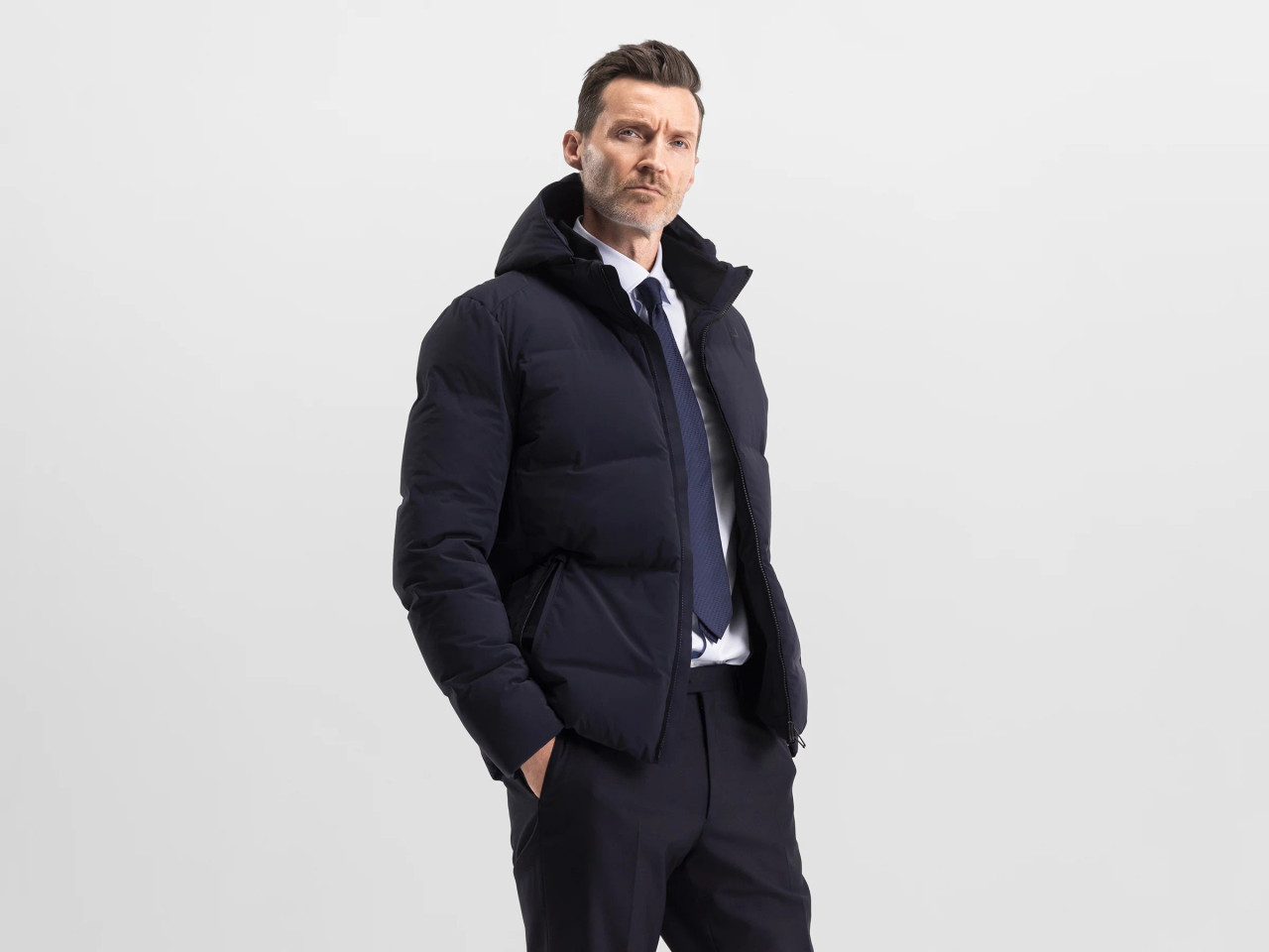 BOLT JACKET-NAVY - Signature Menswear