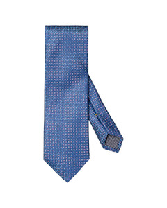 SEMI SOLID WOVEN TIE-MID BLUE SEMI SOLID WOVEN TIE-MID BLUE