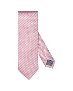 GEOMETRIC SILK TIE -PINK GEOMETRIC SILK TIE -PINK