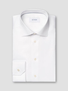CONTEMPORARY FIT SIGNATURE TWILL SHIRT-WHITE CONTEMPORARY FIT SIGNATURE TWILL SHIRT-WHITE