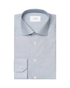 MICRO PRINT SHIRT-LIGHT BLUE MICRO PRINT SHIRT-LIGHT BLUE