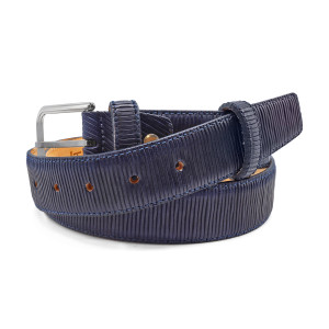 LOMU CUT DETAIL BELT -NAVY