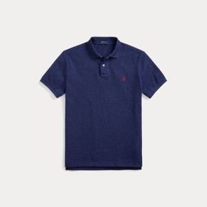 BASIC MESH POLO-NAVY HTR BASIC MESH POLO-NAVY HTR