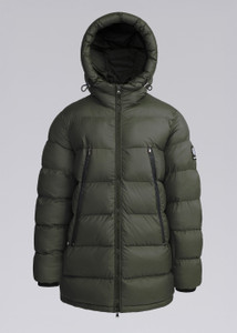 RAVINE MID PUFFER JACKET-KHAKI RAVINE MID PUFFER JACKET-KHAKI