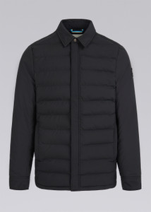 PUFFER SHIRT JACKET-BLACK PUFFER SHIRT JACKET-BLACK