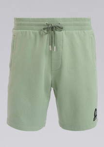 BADGE LOGO SWEATSHORT-SAGE BADGE LOGO SWEATSHORT-SAGE