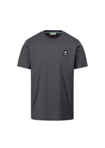 BADGE LOGO T-SHIRT-CHARCOAL