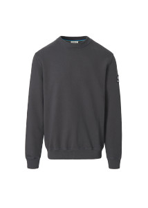 BADGE LOGO SWEATSHIRT-STONE - Signature Menswear