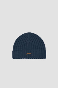 MOON BADGE BEANIE-LIGHT BLUE