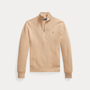 MESH COTTON ¼ ZIP-TAN