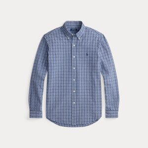 BRUSHED OXFORD SHIRT-BLUE MULTI