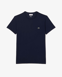 PIMA CREW NECK TEE-NAVY PIMA CREW NECK TEE-NAVY