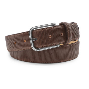 Lomu cut detail belt-BROWN