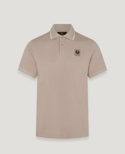 TIPPED POLO-LIGHT BEIGE TIPPED POLO-LIGHT BEIGE
