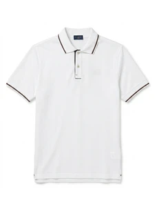 Xsoft tipped poloshirt-WHITE