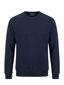 X-soft garment dyed sweat-NAVY