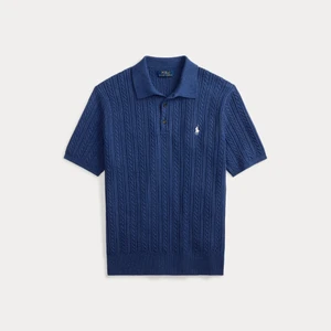 COTTON SWEATER PULLOVER-NAVY