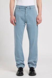 SLIMMY CHINO SATEEN CLOUD-CLOUD