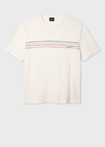 PS STRIPE T-SHIRT-WHITE