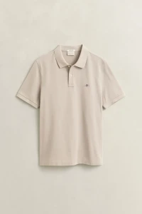 REG SHIELD SS PIQUE POLO-BEIGE