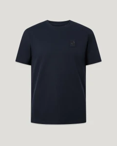 CURATOR PIQUE T-SHIRT-NAVY