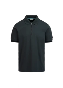 SILICONE ZIP POLO-ANTHRACITE