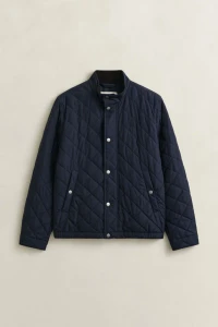 QUILTED JACKET-NAVY