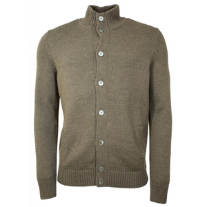 CARDIGAN-BROWN CARDIGAN-BROWN