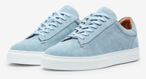 ALMADA CALF SUEDE-LT BLUE