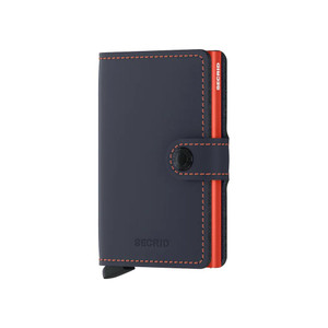 MINI WALLET MATTE-NAVY/ORANGE MINI WALLET MATTE-NAVY/ORANGE