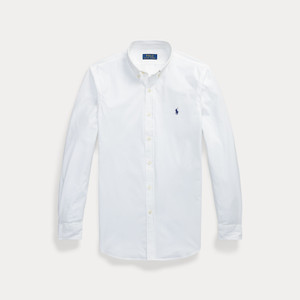 SLIM FIT POPLIN SHIRT-WHITE SLIM FIT POPLIN SHIRT-WHITE