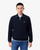 HIGH NECK ZIPPED SWEATSHIRT-NAVY