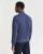SACKER RIB HALF ZIP-DARK BLUE