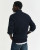 COTTON CABLE HALF ZIP-NAVY